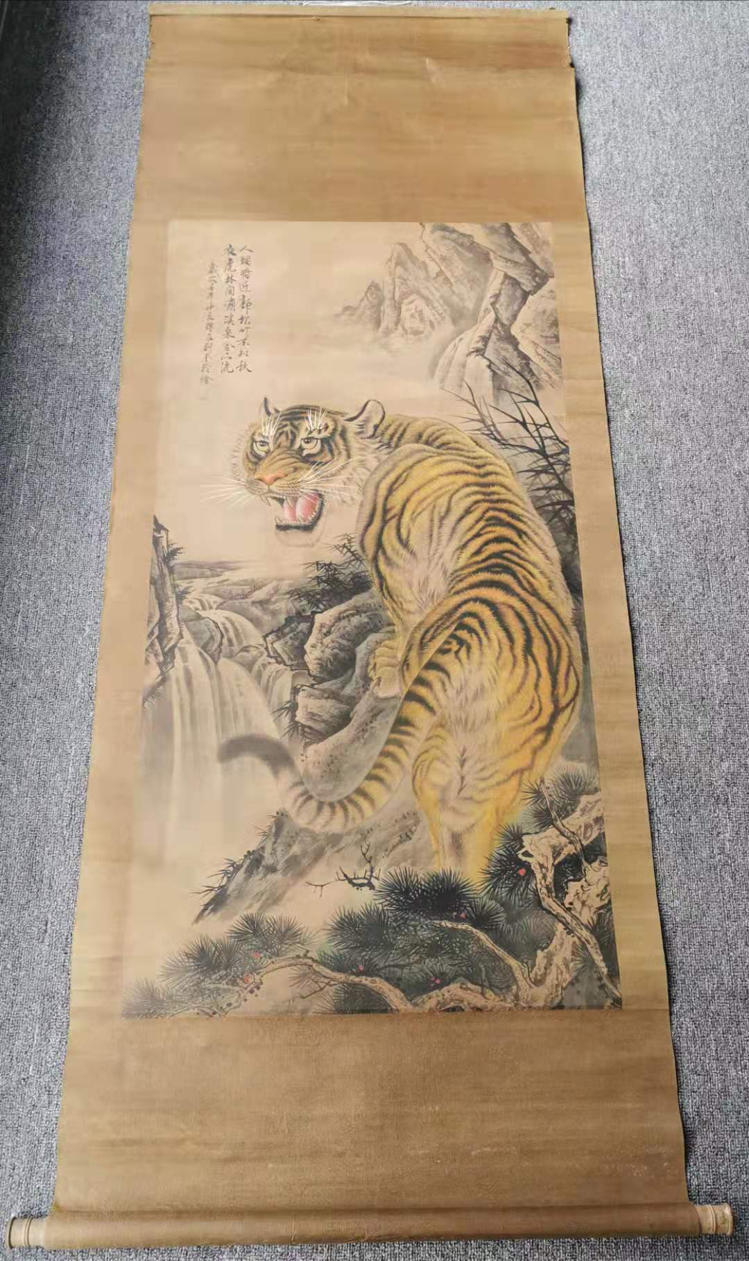 精品推荐刘奎龄上山猛虎图