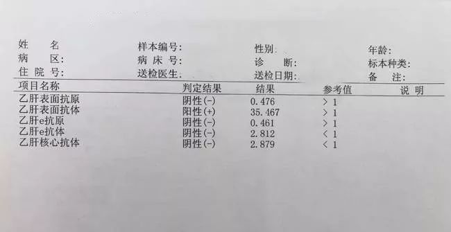 二对半化验单图片