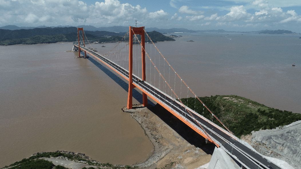 秀山大桥已正式通车岱山交通史翻开崭新一页