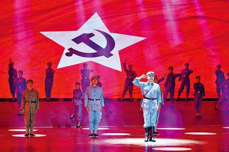 家乡的纪念北伐虎将李明瑞的革命事迹被排成情景舞台剧连续上演3天