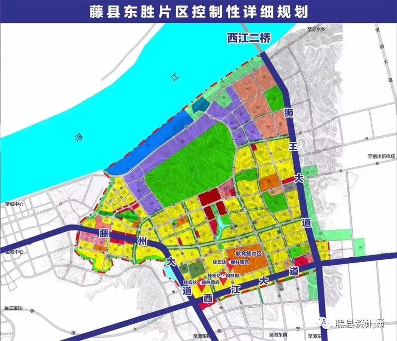 藤县高速公路网规划图图片