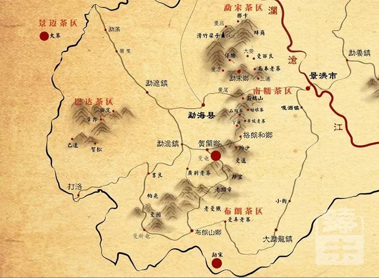 【曼竜】曼竜位于西双版纳州勐海县勐混镇贺开村委会,古茶区海拔1400