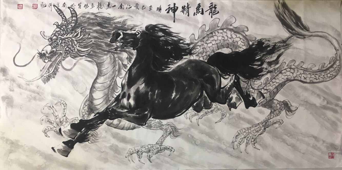 画马奇才江南一马杨主旺画作成为收藏界新宠