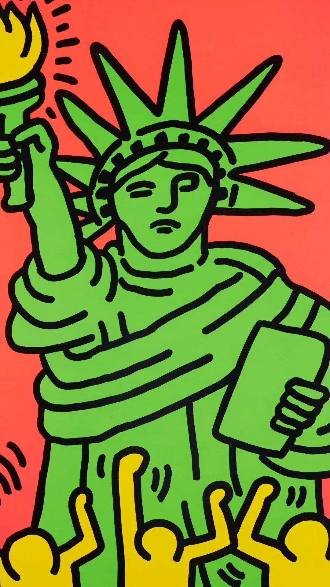 壁纸丨纯色调涂鸦这组壁纸真是简单又抽象