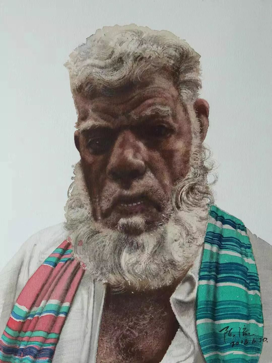 浮生若梦陈流水彩画作品展在浙江美术馆开展