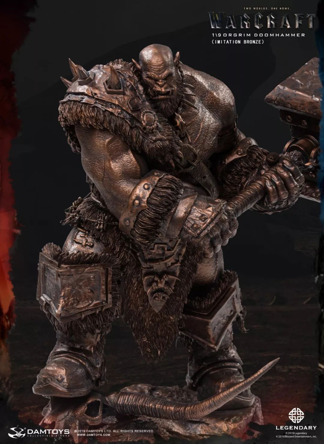 为了部落兽人部落老酋长奥格瑞姆再次挥出了毁灭之锤