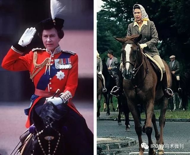 90多岁的骑马爱好者英国女王检阅皇家骑兵卫队