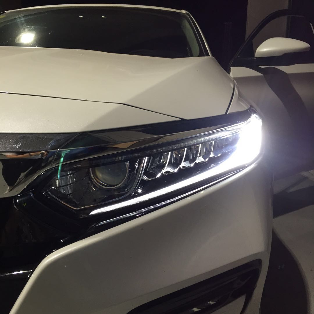 广州十代雅阁改装远光灯十代雅阁远光位改透镜广州行者专业改灯店