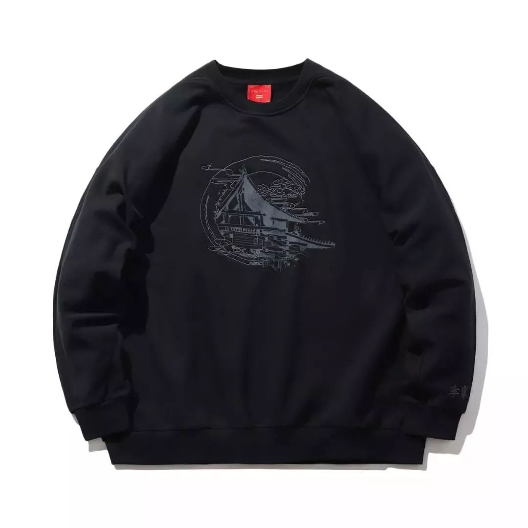 李宁故宫联名款针织圆领卫衣李宁故宫联名款风衣为热爱国风的潮人献礼