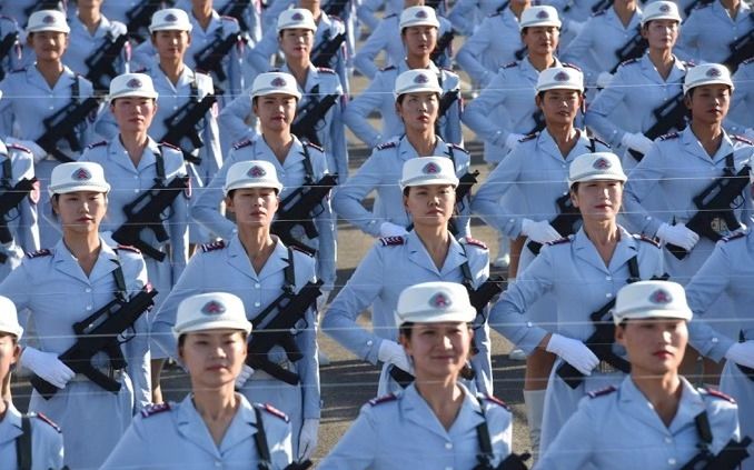 女空管入选民兵方队,从替补"踢到"主力