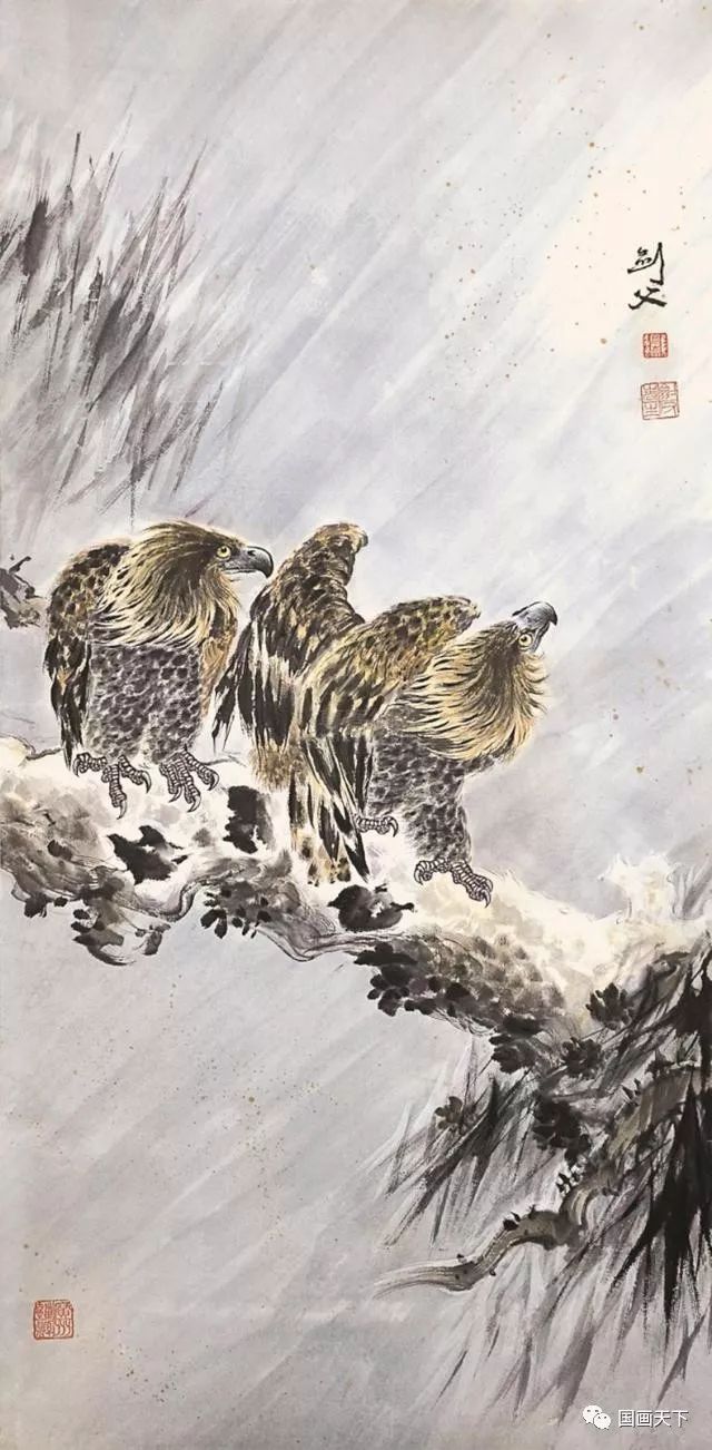 岭南画派创始人之一高剑父国画作品赏析