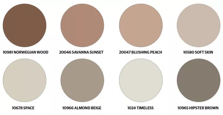 silent serenity色卡看上去安详,沉稳,舒缓的颜色,用在家装上,正好