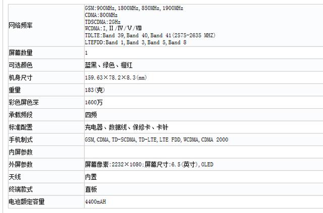 魅族16t参数详细参数图片