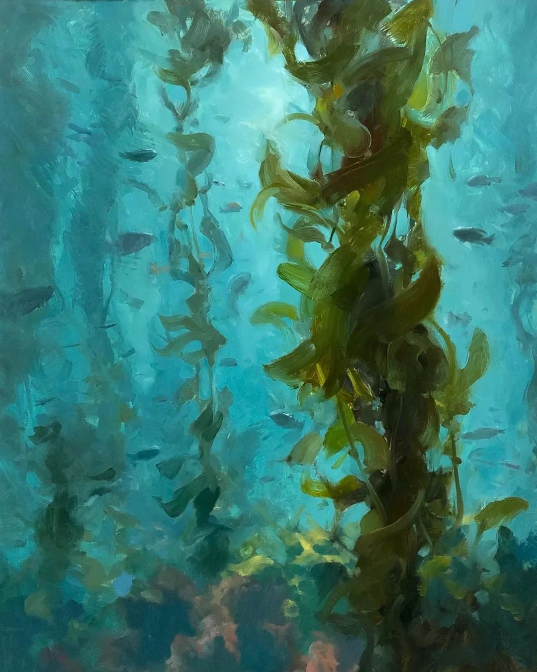 他的油画圈粉无数,看了之后确实有功底!