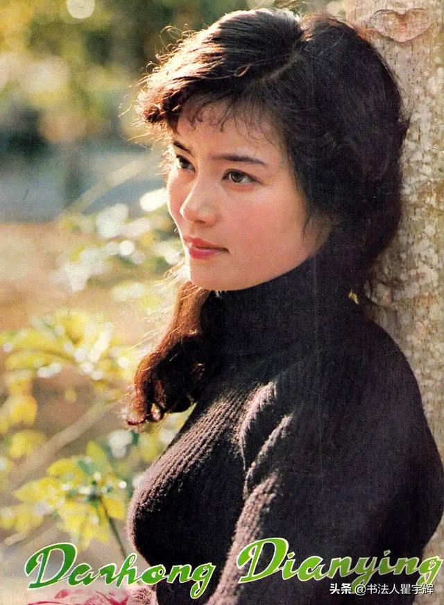 极具美感1981年大众电影封底以女明星的生活照片为主