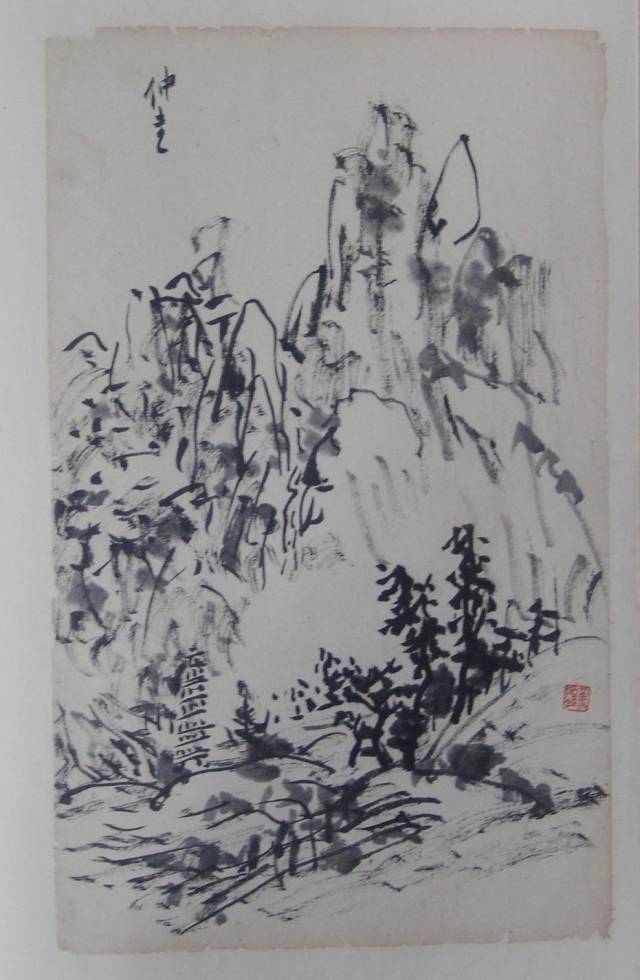 从黄宾虹的勾古画稿看看啥是逸笔草草