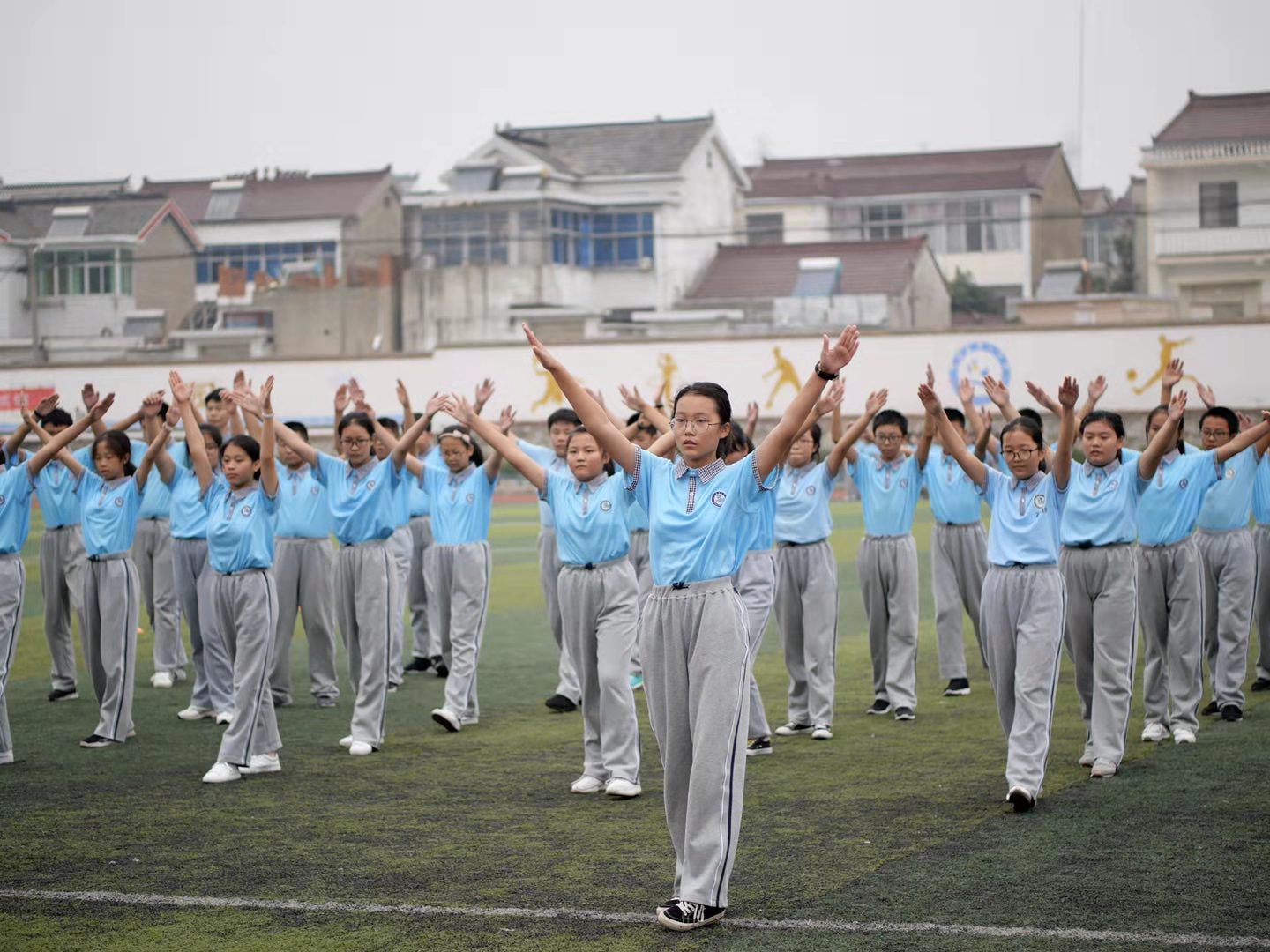 盱眙县第二中学舞动青春广播体操比赛