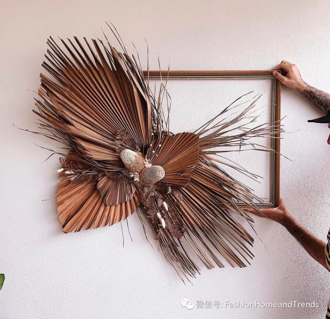 风干的艺术,有灵魂的干花花艺灵感#fashion艺术