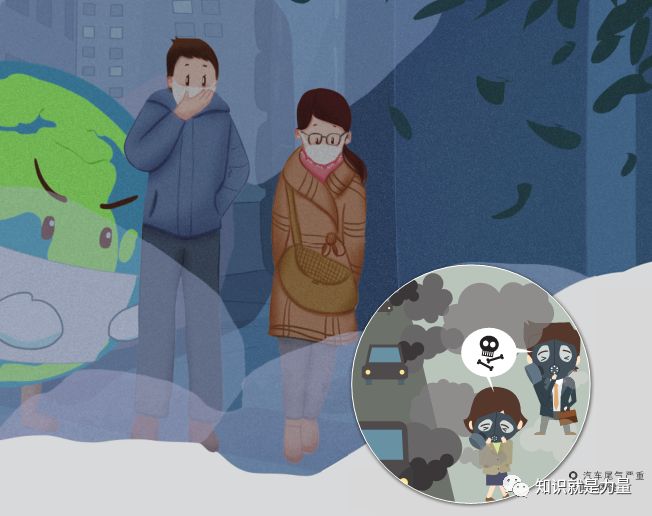 行走的尾气"杀手"_人体