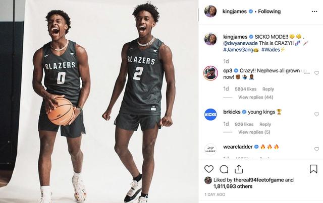 扎伊尔与布朗尼官宣定妆照,詹韦连线得到延续,老詹还秀了波恩爱