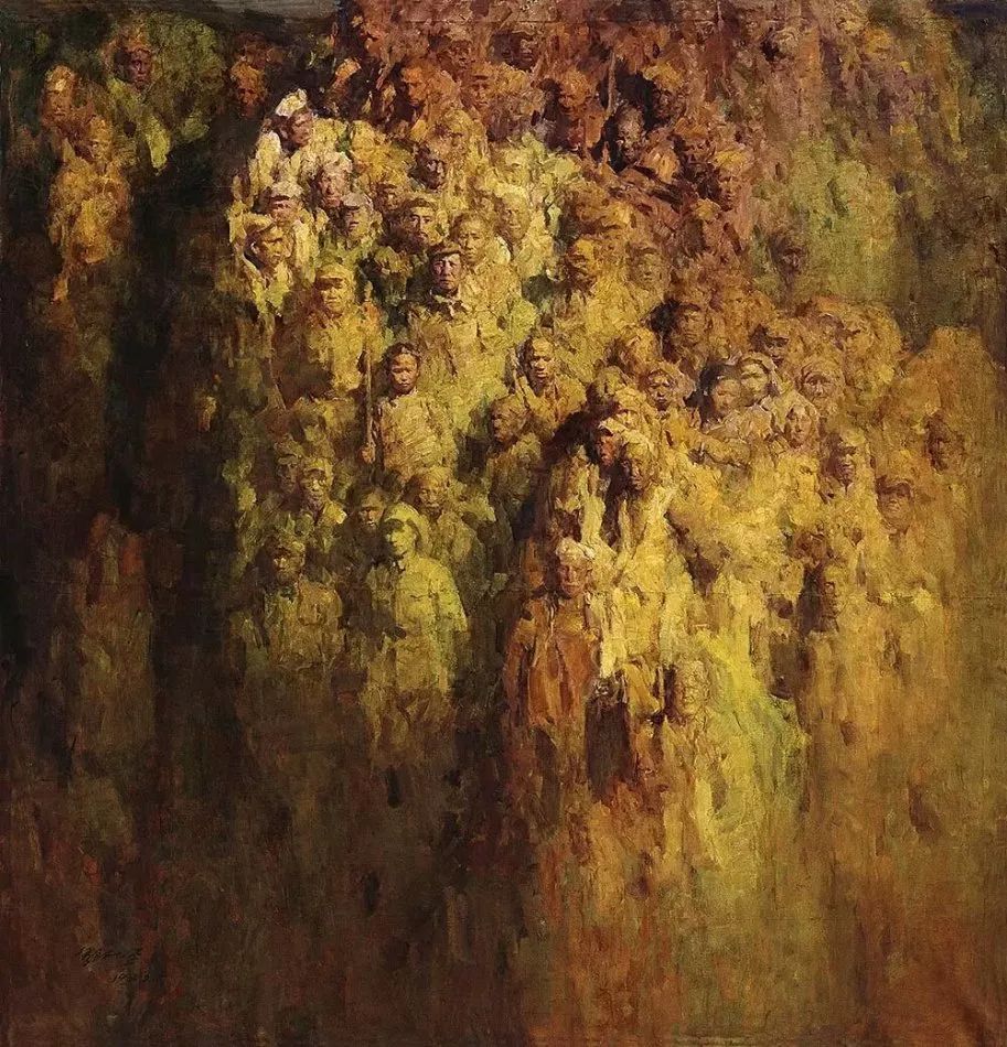 西安美术学院教授著名油画家郭北平油画作品欣赏一