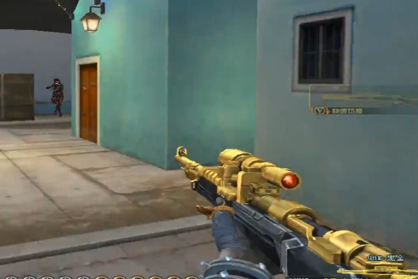 穿越火线全新黑金98k上线外形颜色呈亮点比吃鸡版好看