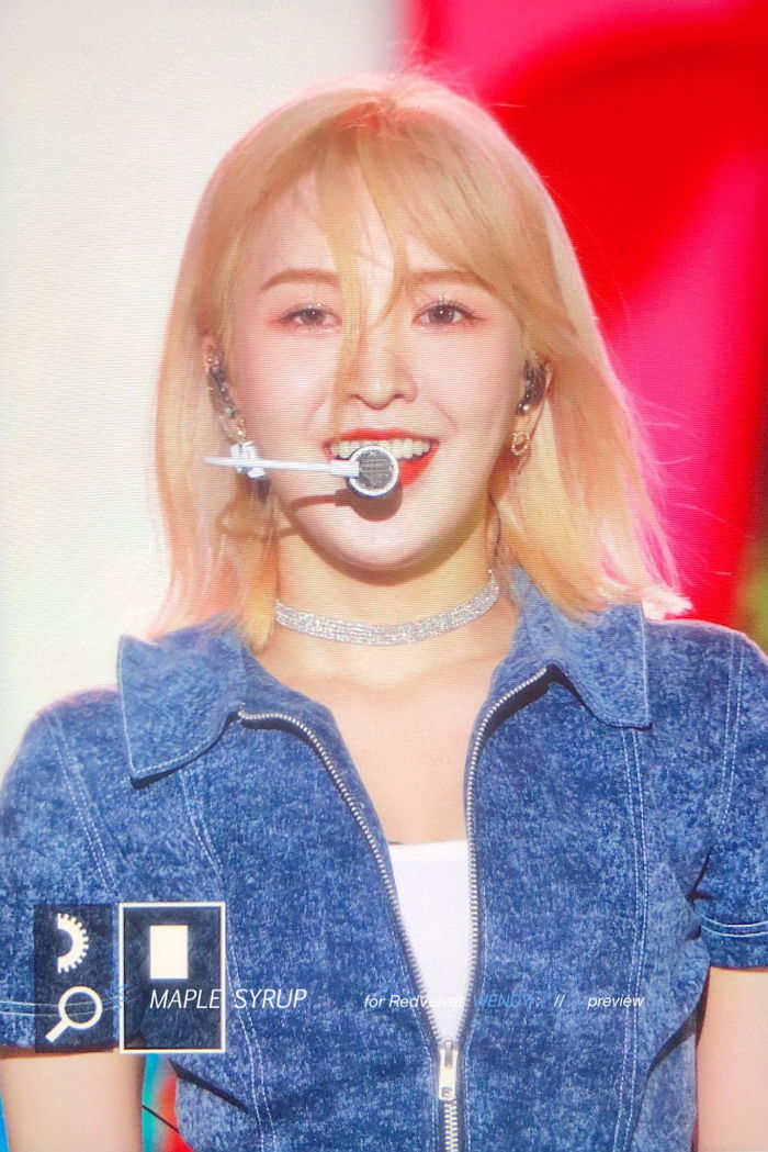 redvelvetwendy时隔四年再次展现金发