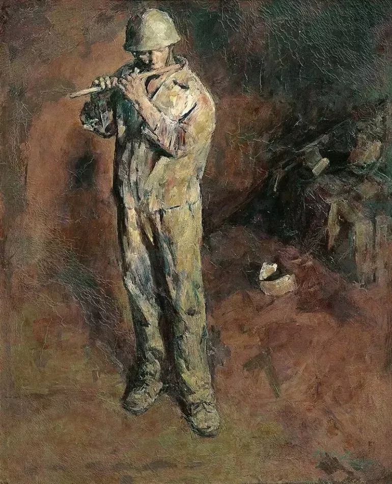 西安美术学院教授著名油画家郭北平油画作品欣赏一