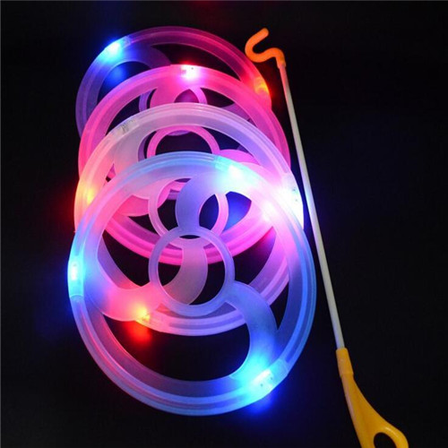 炫彩发光风火轮无敌风火轮趣味运动玩具