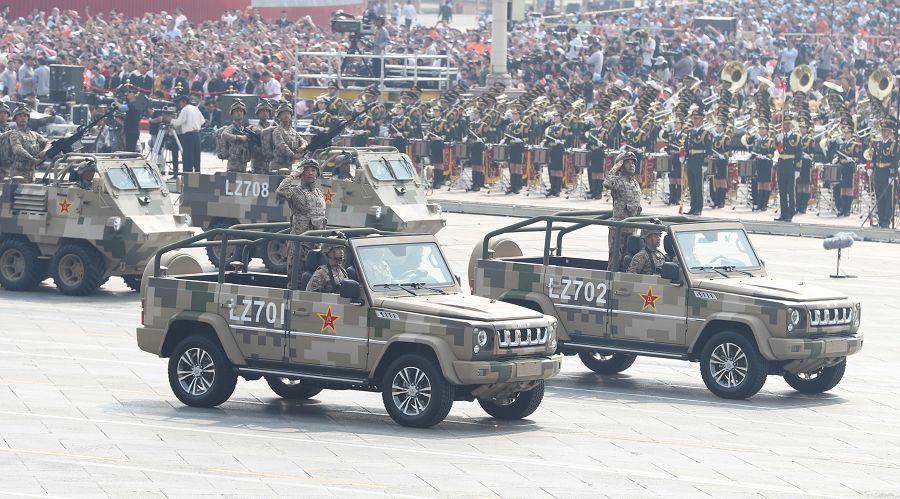 这一刻跨越96米的征程北汽越野车国庆阅兵服务保障工作纪实