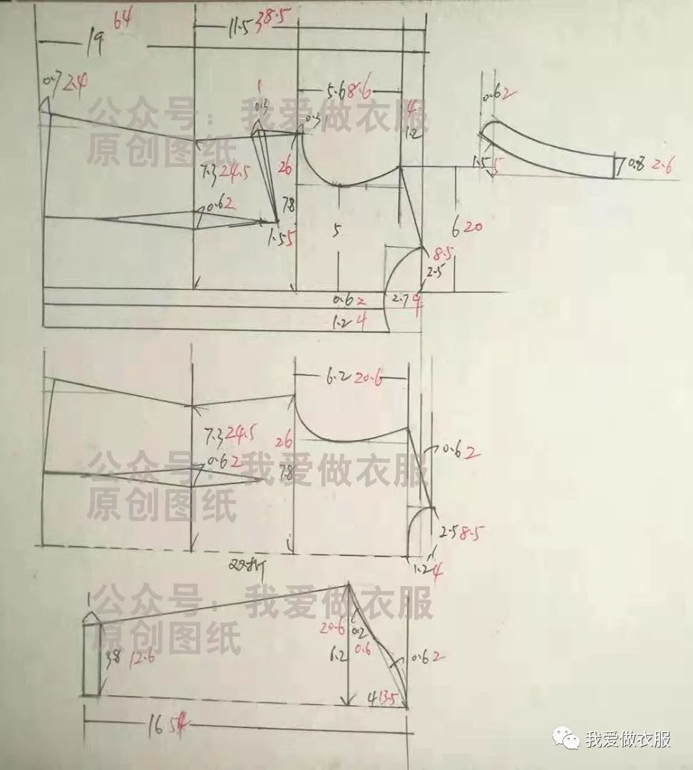 复古中式立领衬衣裁剪教程,简单易懂,喜欢的做一件