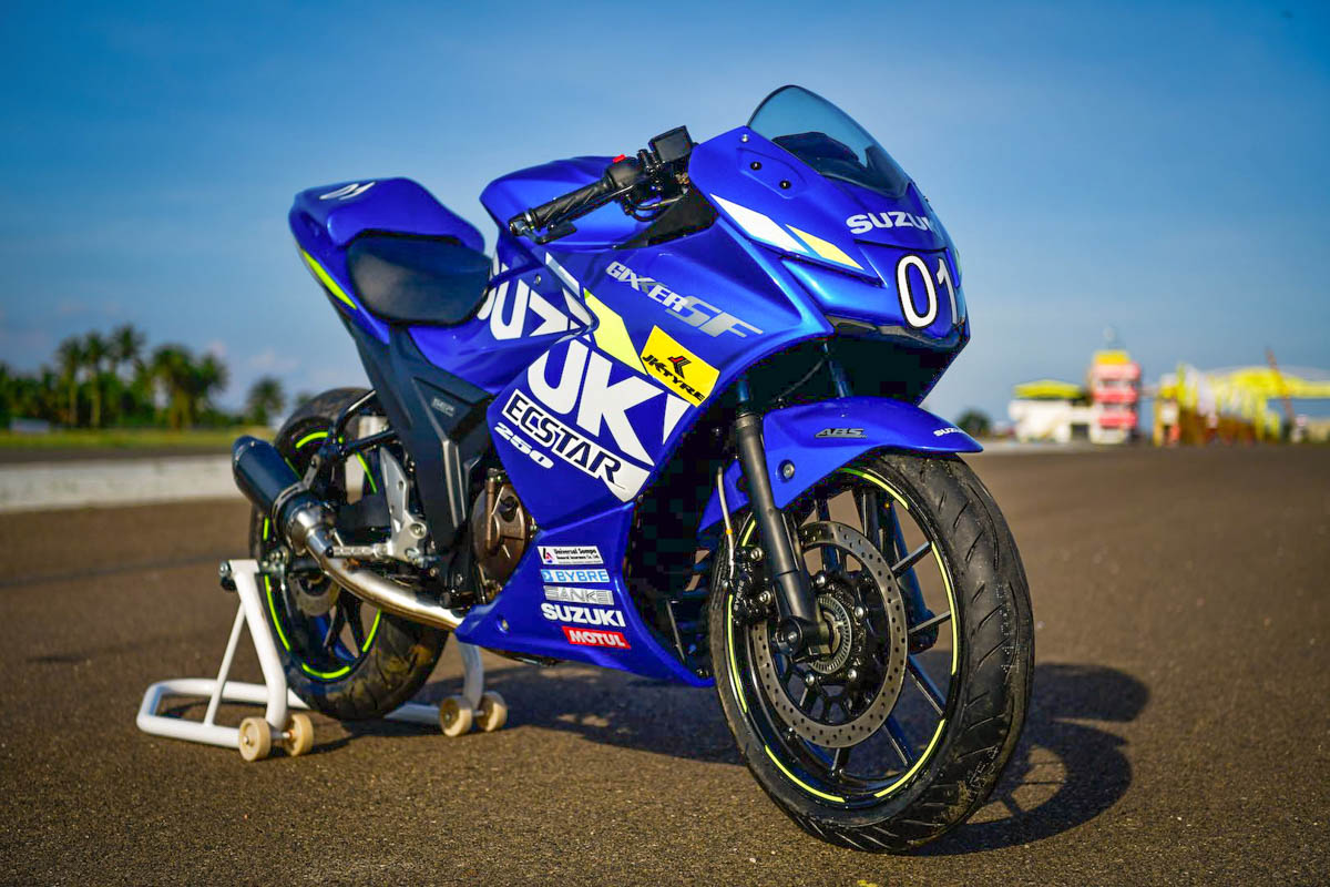 赛道蓝才是灵魂 铃木gixxer 250 sf motogp版公布