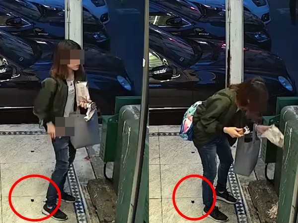 原创台湾美女人行道上边吃边大便生理状况引发网友热议