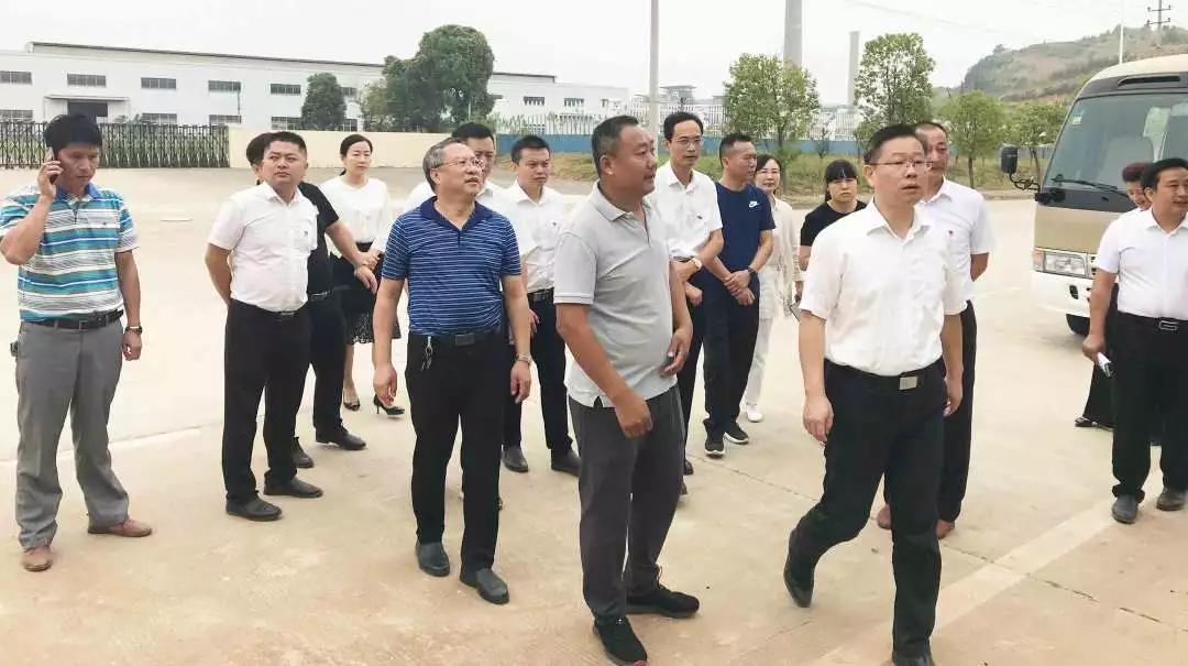 德兴市委常委,常务副市长陈武军莅临江西尊创项目施工现场调研工作