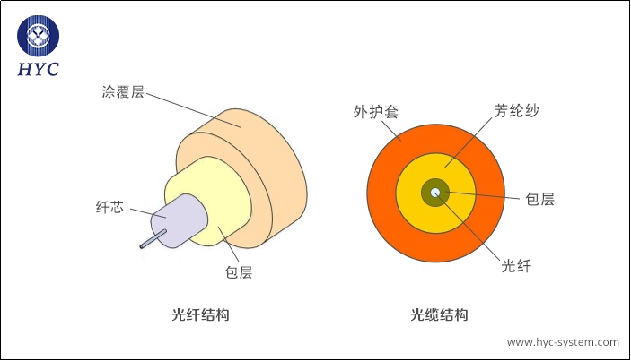 光纤截面图图片