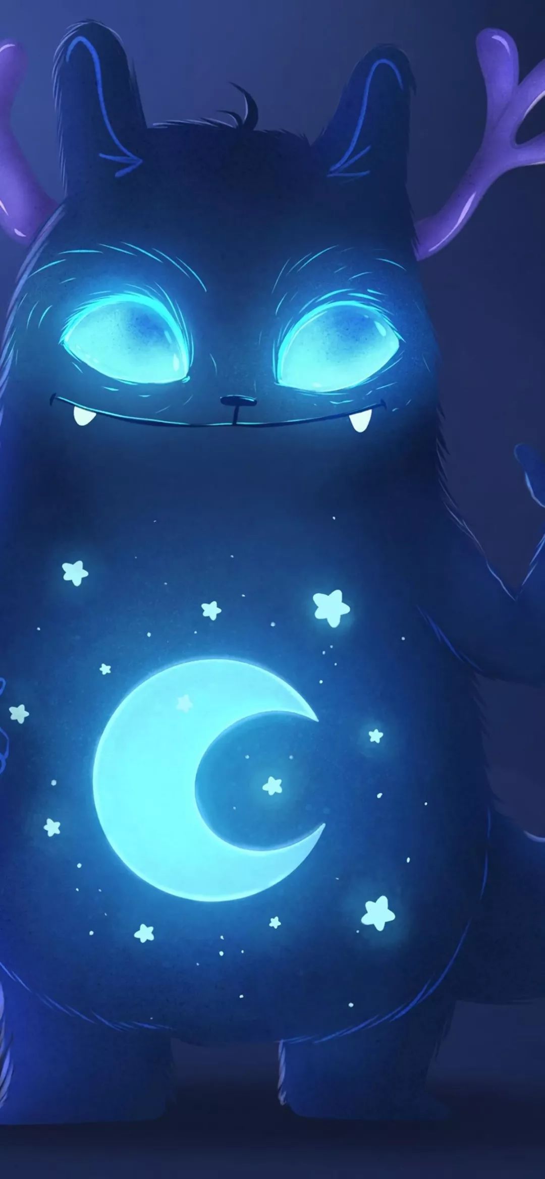 会发光的12星座小怪物壁纸