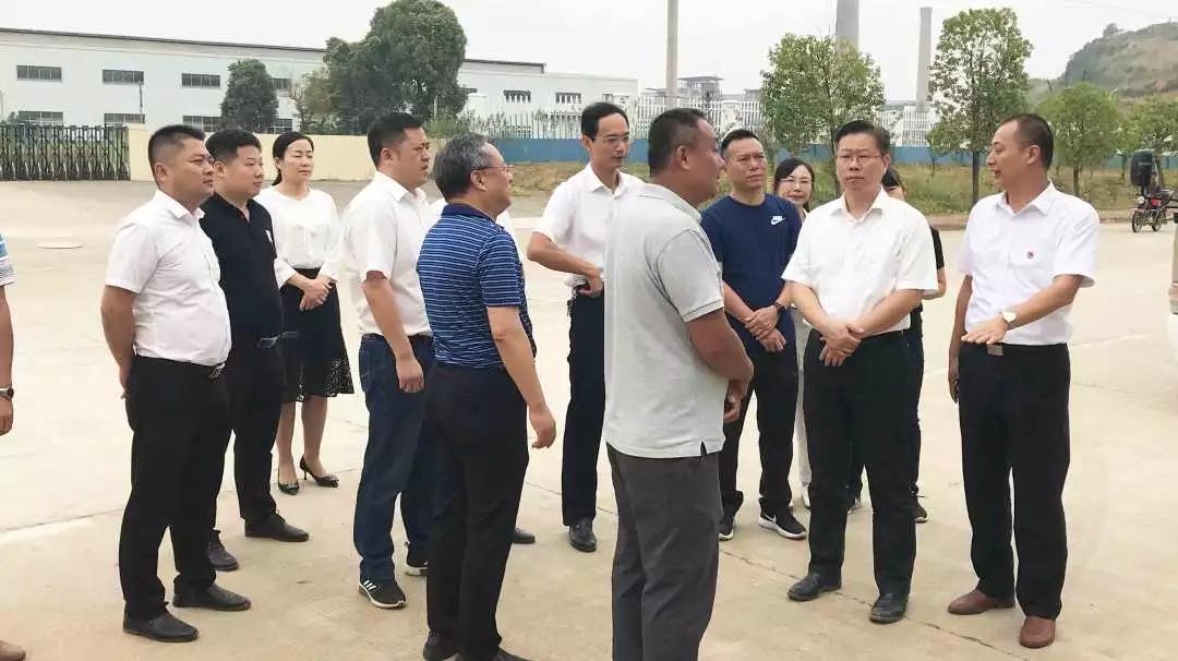 德兴市委常委,常务副市长陈武军莅临江西尊创项目施工现场调研工作