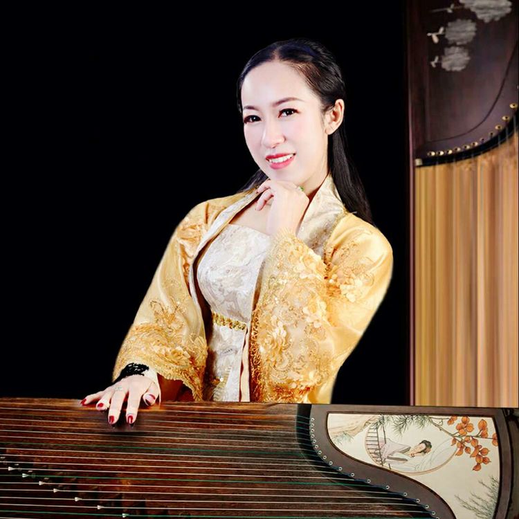 中国传统民乐古坛筝霸靓影江南才女郑珂晴亮相央视_古筝