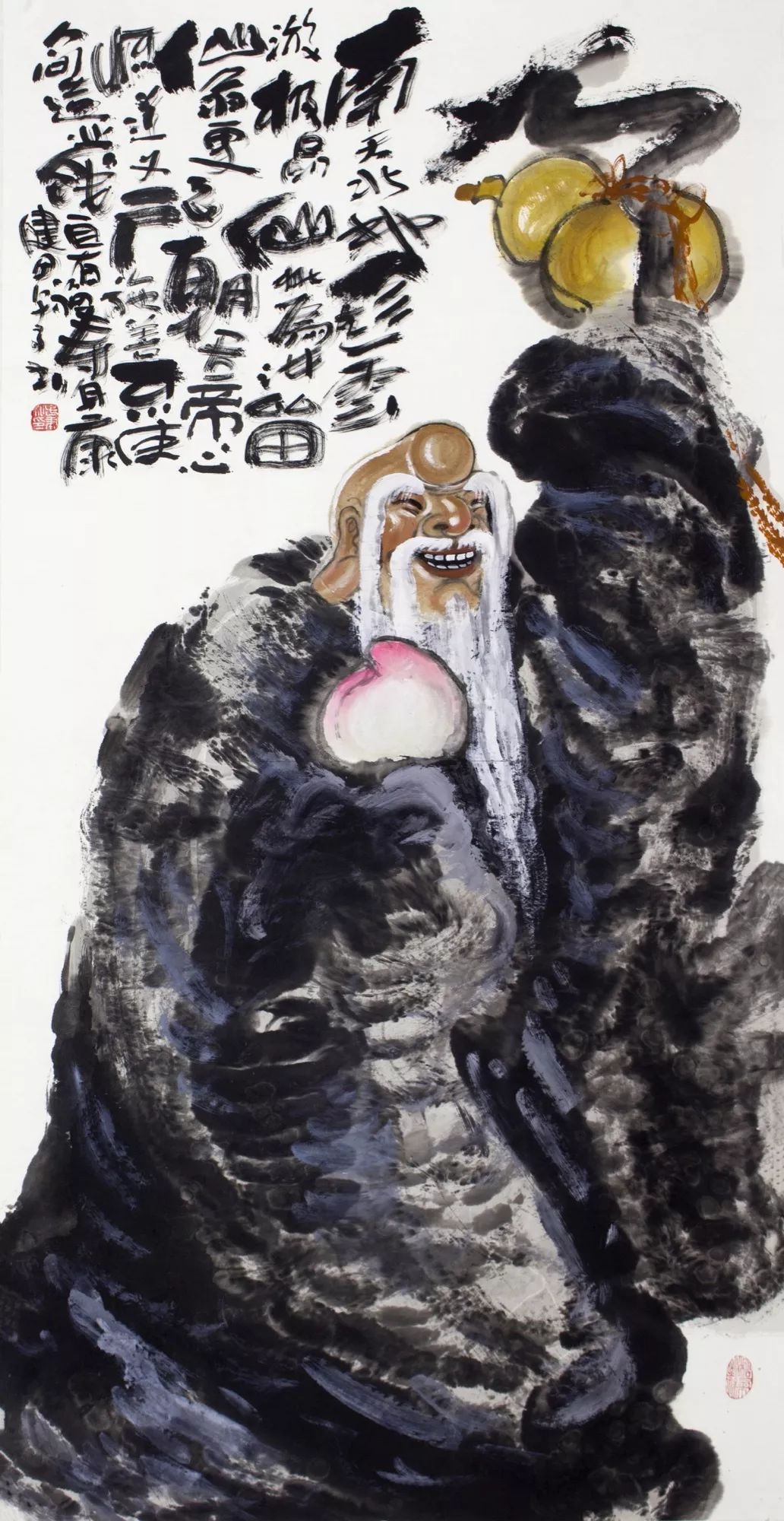 刘子玉名作南极仙翁图