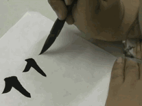 最全的欧楷笔法动态图你值得拥有