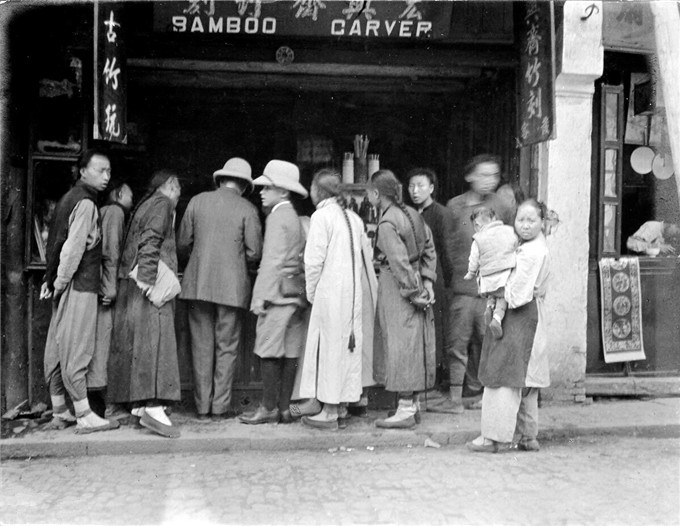 清朝末年外国摄影师镜头里的中国人生活旧照