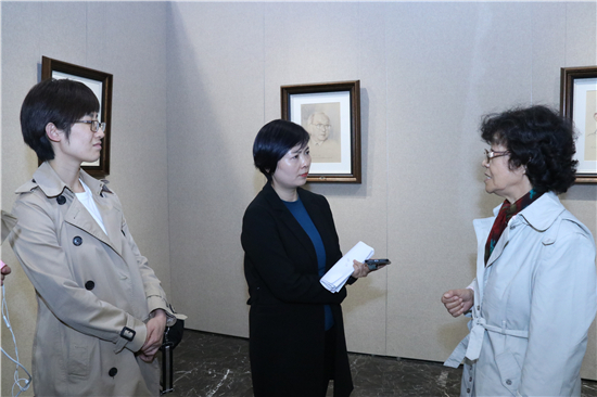 致敬：中国脊梁 马刚科学家肖像艺术展在人民日报社神州书画院开幕