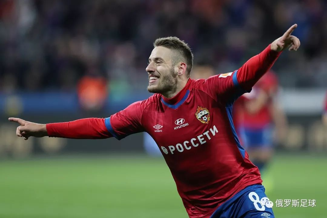 莫斯科中央陆军核心弗拉西奇国家队再进球