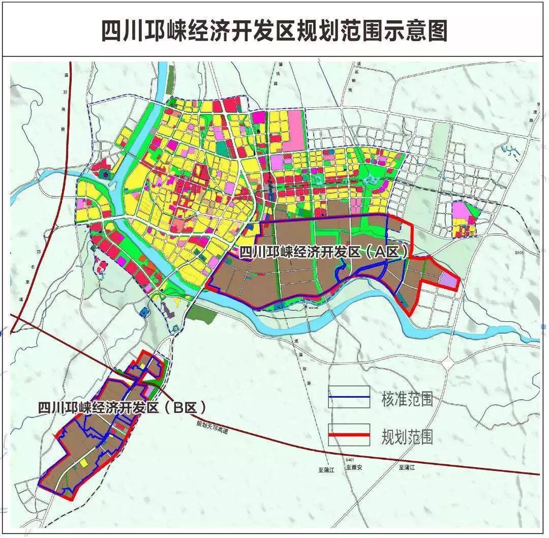 邛崃市规划局控规图图片