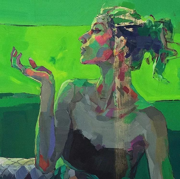 惊艳的马赛克画风,她将女人的柔美与绚烂,表现的淋漓尽致