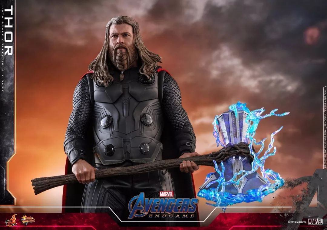 先行预订 hottoys 1/6 《复联4:终局之战》- thor/雷神 索尔 胖雷神
