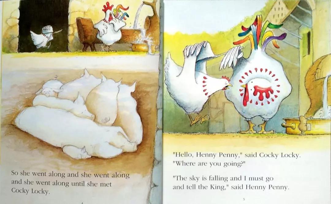 绘本共读以为天要塌了的小鸡潘妮hennypenny