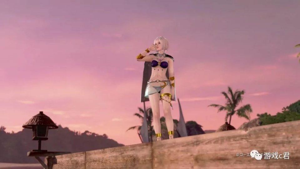 《死或生》系列!官庆露娜生日 新泳装很性感