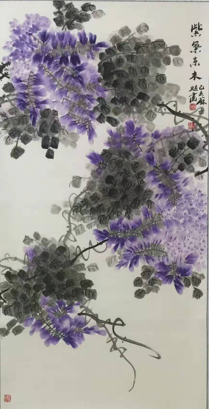 中国画家苏田煜道名苏兴鹏的艺术人生