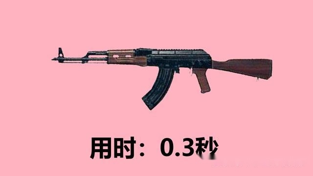 吃鸡中哪把步枪秒三级头最快ak要三枪冷门的mk47只需两枪
